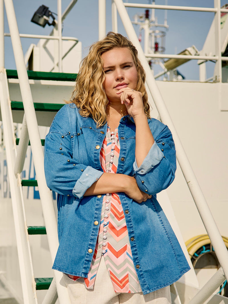 ZOEY ADA BLOUSE Blusen 647 Orange Peel