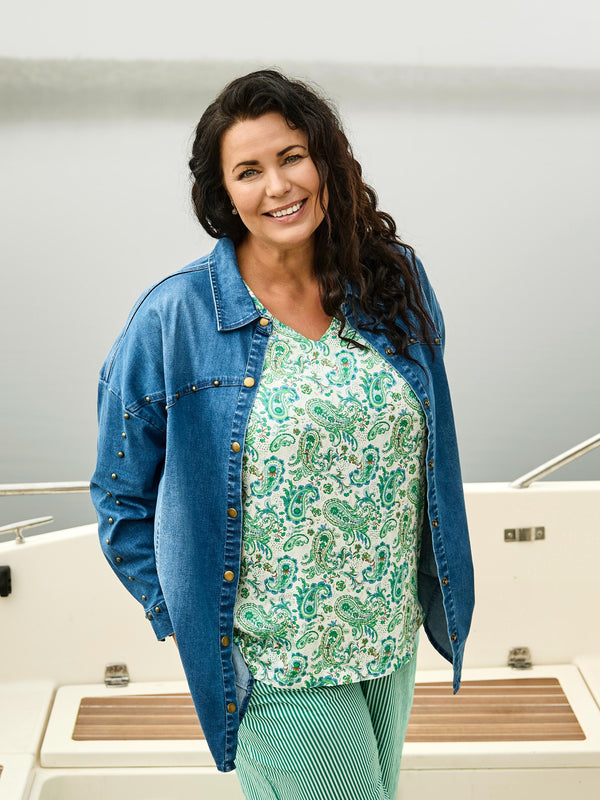 ZOEY ALI BLOUSE Blusen 303 Peppermint green mix
