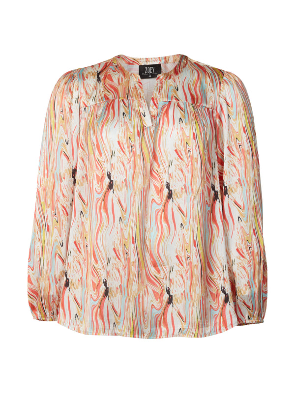 ZOEY ANAHI SHIRT Hemden 647 Orange Peel