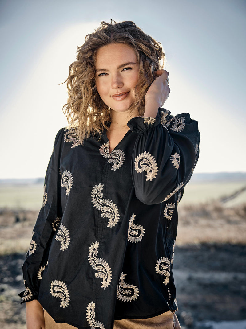 ZOEY BLAIR BLOUSE Blusen Schwarz