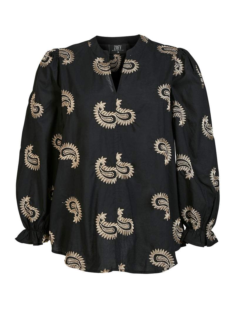 ZOEY BLAIR BLOUSE Blusen Schwarz