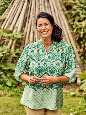 ZOEY BLISS BLOUSE Blusen 303 Peppermint green mix