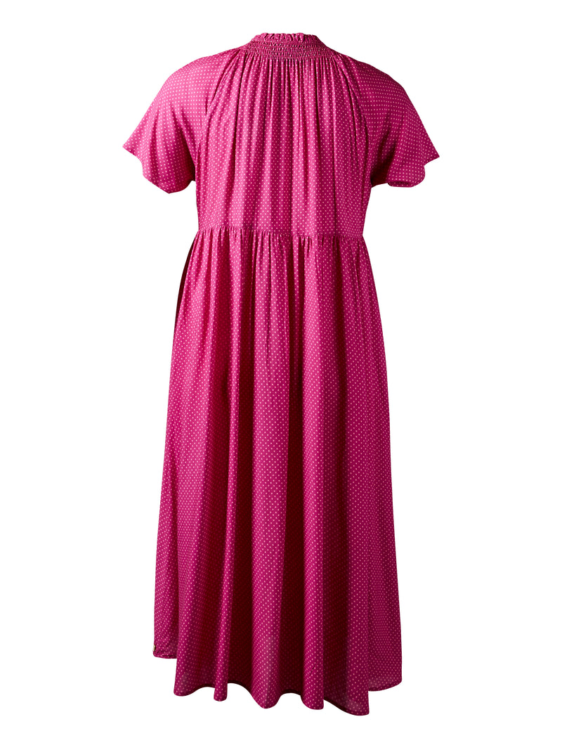 ZOEY BRENNA KLEID Dress 637 Bright Pink Mix