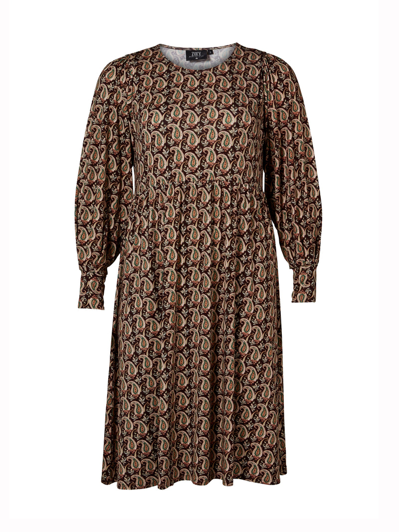 ZOEY BRIANA DRESS Dress 296 Brown Mix