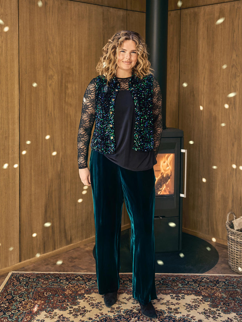 ZOEY BRIA PANTS Hosen 341 Forrest Green