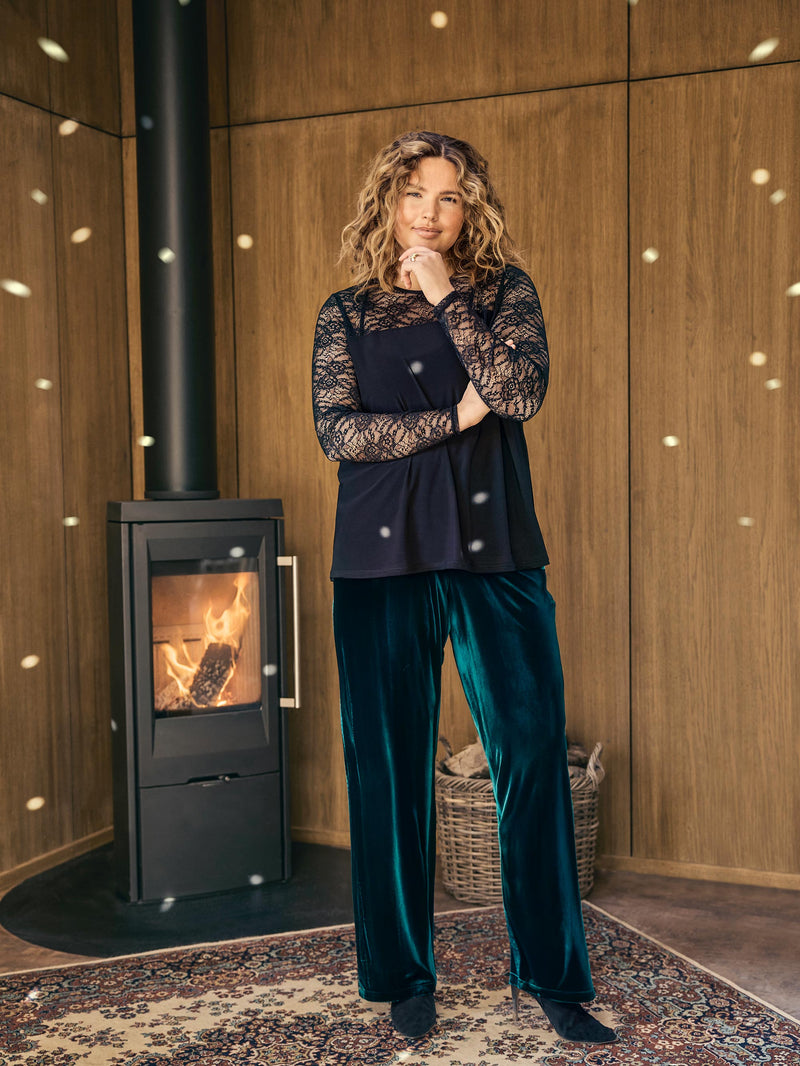 ZOEY BRIA PANTS Hosen 341 Forrest Green