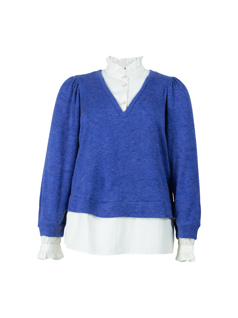 ZOEY CELINE BLOUSE Blusen 428 Royal Blue