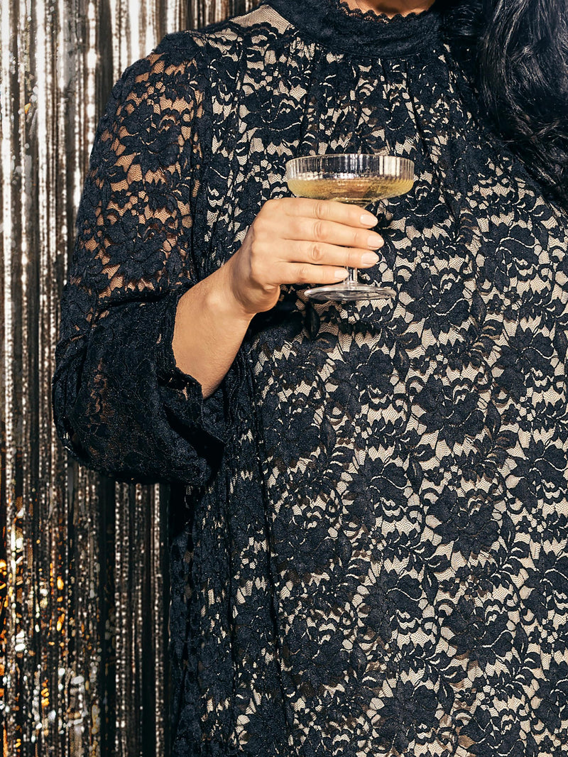 ZOEY CLARA BLOUSE Blusen Schwarz