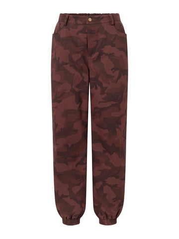 ZOEY CLEO PANTS Hosen 685 Berry Red Mix