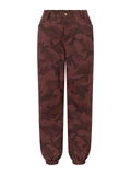 CLEO PANTS - Berry Red Mix