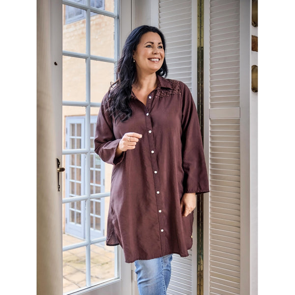 ZOEY CLEO TUNIC Tunic 293 Chocolate