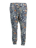 DAPHNE PANTS - Blue mix