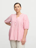 DEMI BLOUSE - Soft Pink Melange