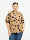 DOT SHIRT - Beige mix
