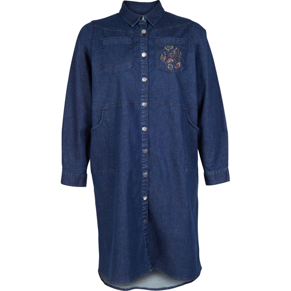 ZOEY EDA SHIRT DRESS Kleider 482 Dark Denim