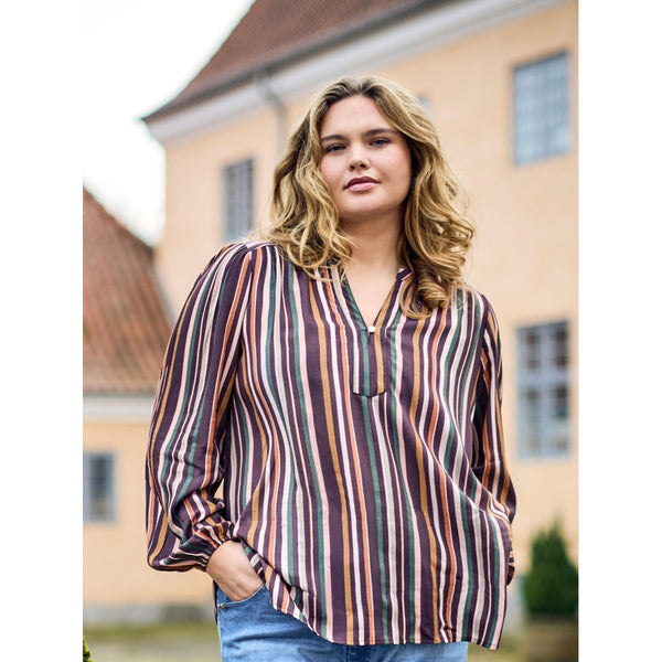 ZOEY ELLIE BLOUSE Blusen 296 Brown Mix