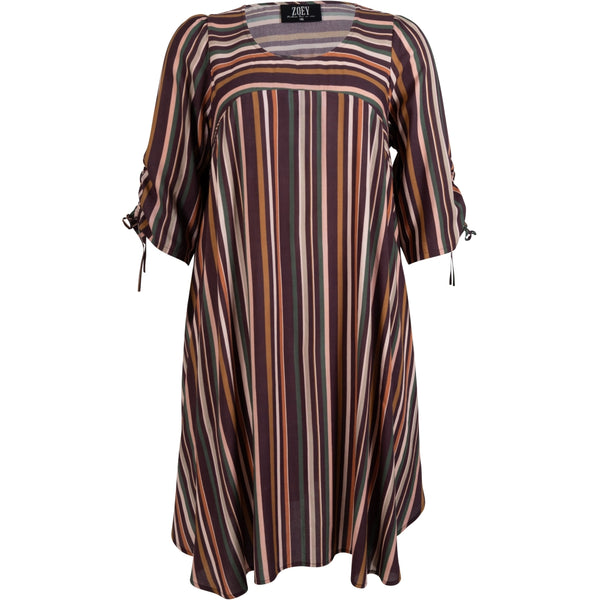 ZOEY ELLIE DRESS Kleider 296 Brown Mix
