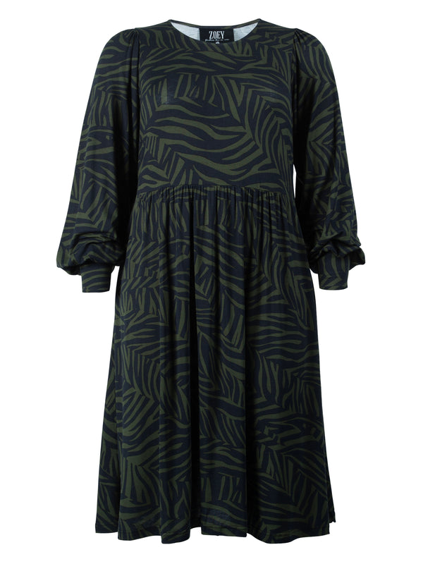 ZOEY EMMY DRESS Kleider 324 DARK GREEN