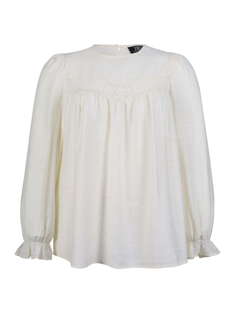 ZOEY EVIE BLOUSE Blusen 002 Creme