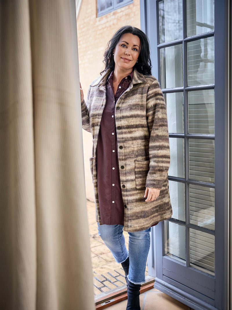 ZOEY FERN JACKET Jacken 296 Brown Mix