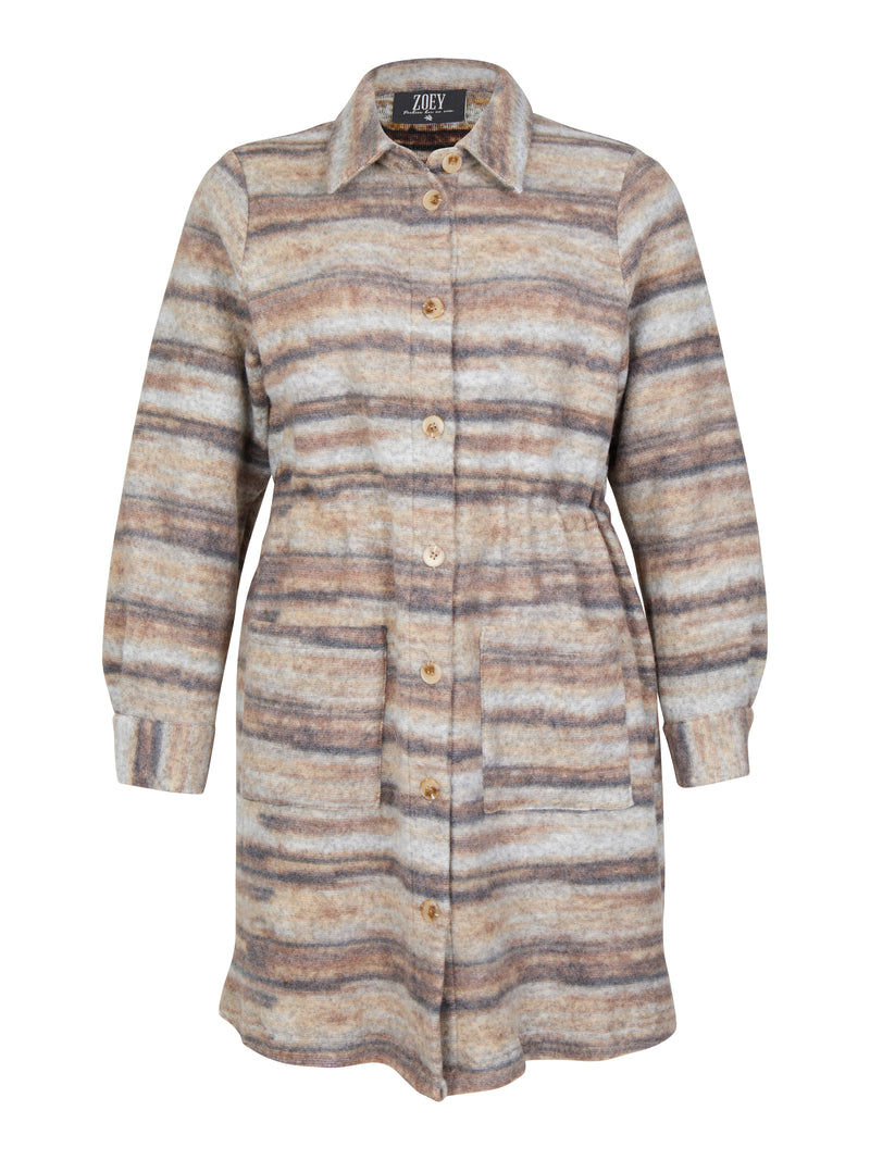 ZOEY FERN JACKET Jacken 296 Brown Mix