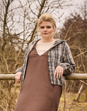 FERN SHORT JACKET - Grey Check
