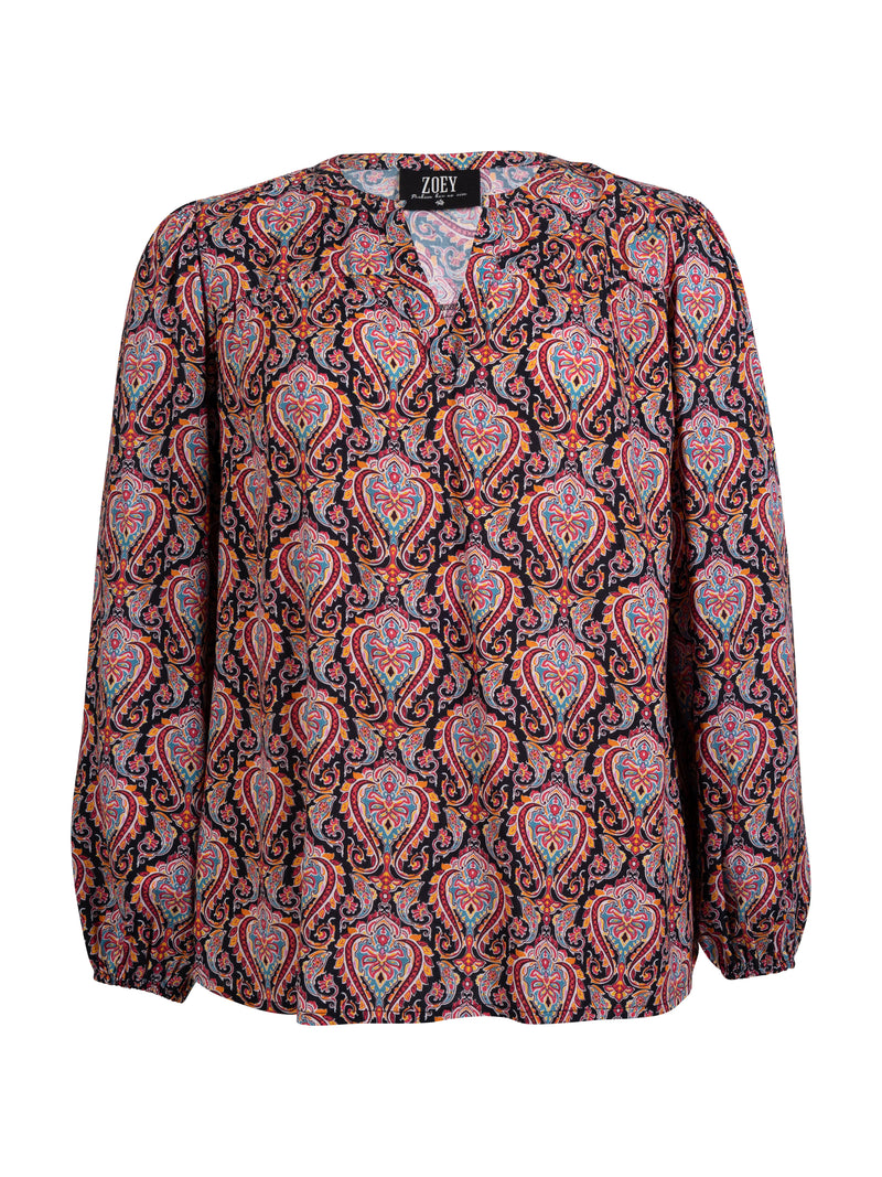 ZOEY GABY BLOUSE Blusen 637 Bright Pink Mix