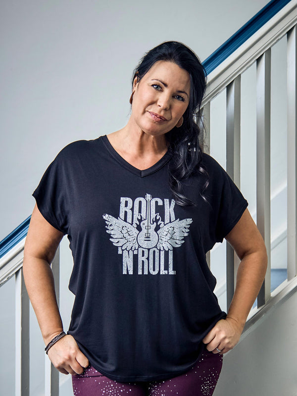 ZOEY GINA T-SHIRT T-shirt Schwarz