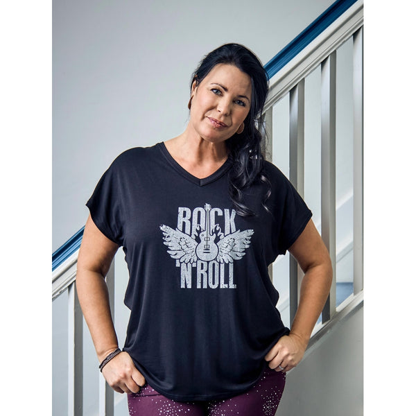 ZOEY GINA T-SHIRT T-shirt Schwarz