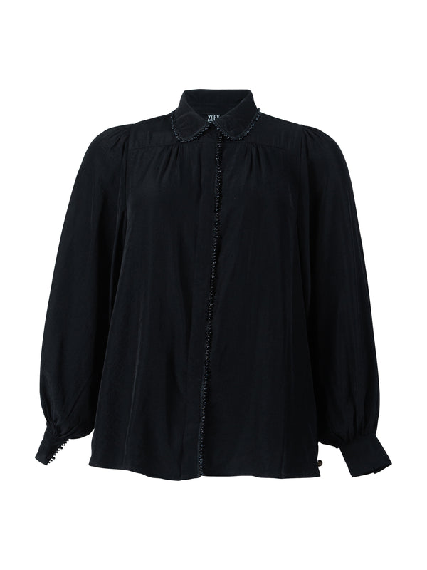 ZOEY GLORIA BLOUSE Blusen Schwarz