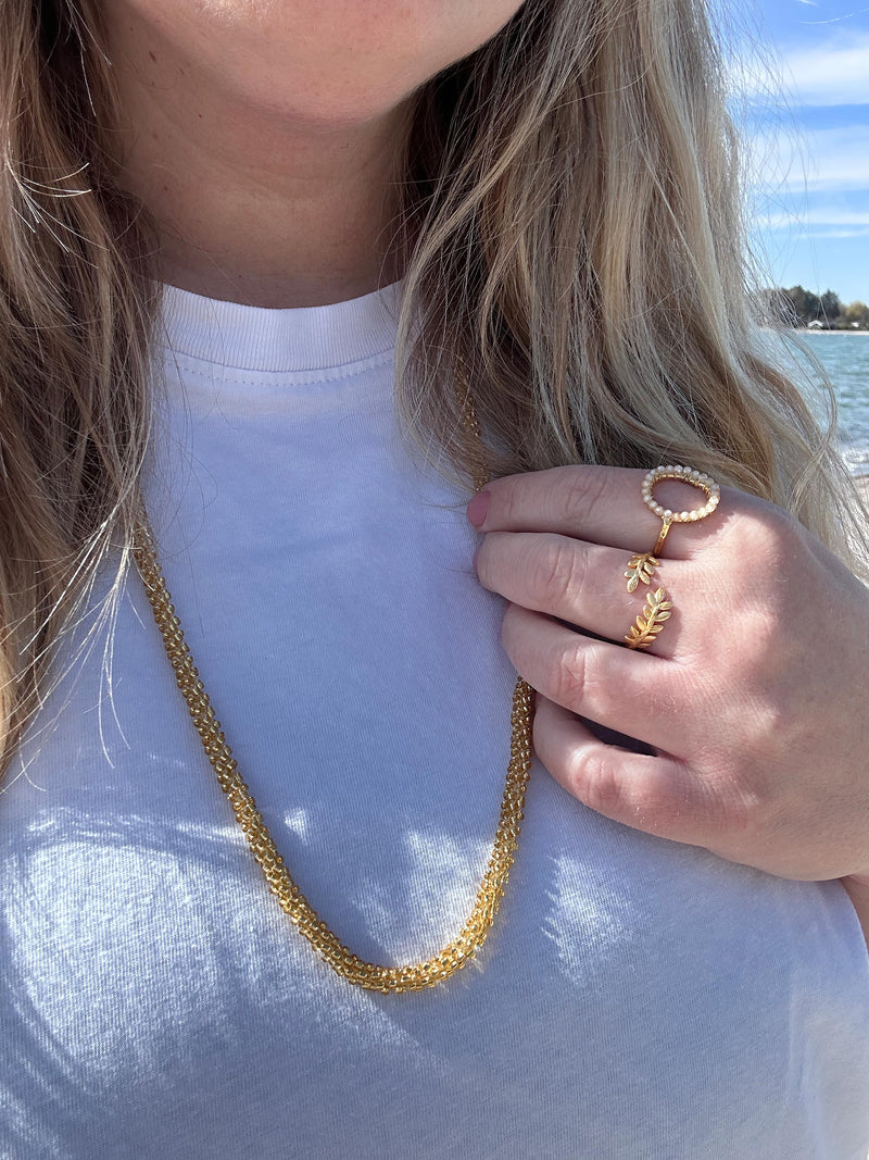 ZOEY GOLD BUNDLE NECKLACE Jewelry 011 Gold