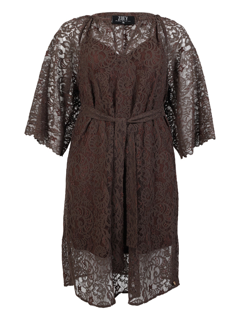 ZOEY HAZEL TUNIC Kleider 293 Chocolate