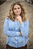 JANE BLOUSE - Sky Blue