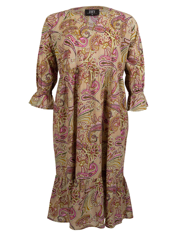 ZOEY JANE DRESS Kleider 637 Bright Pink Mix