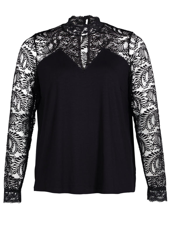 ZOEY JASMIN BLOUSE Blusen Schwarz