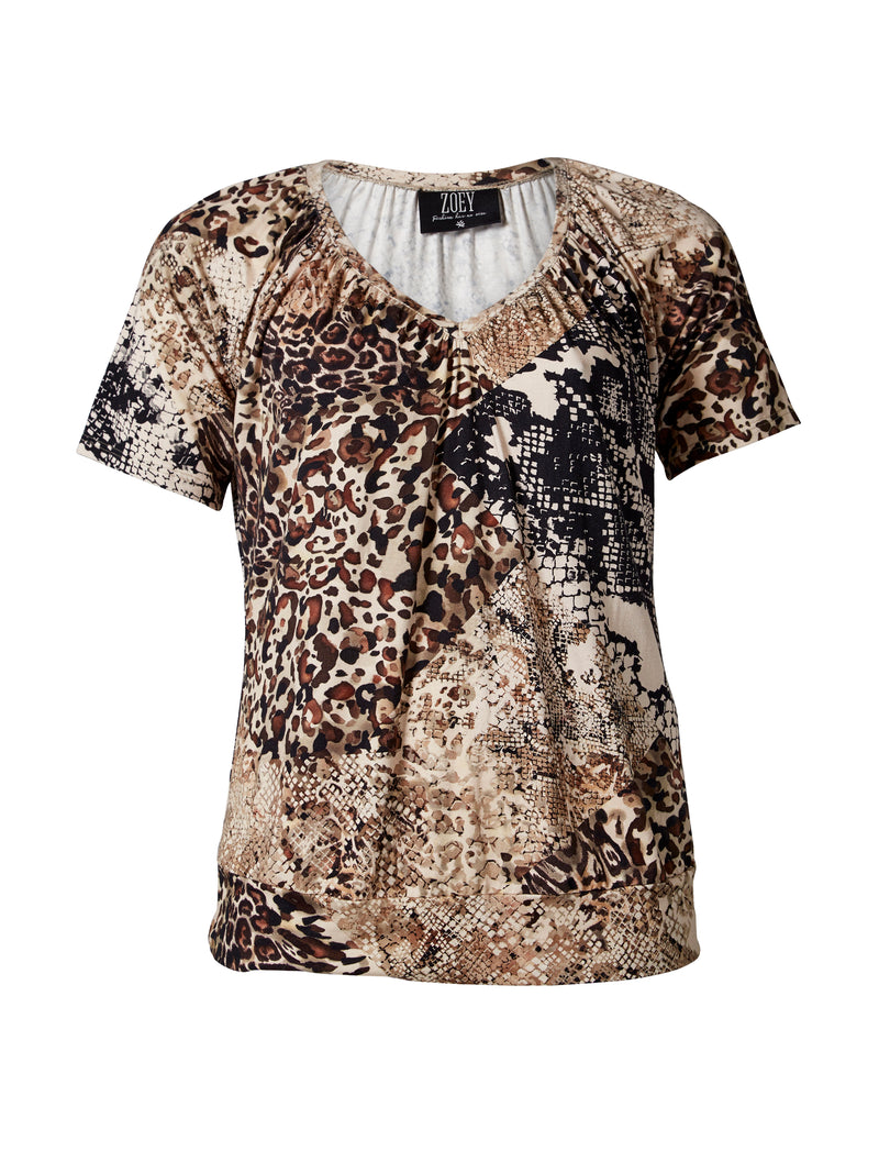 ZOEY JAZLYN T-SHIRT T-shirt 024 Animal Print