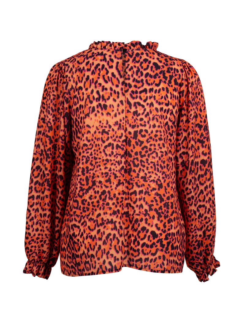 ZOEY LEIGH BLOUSE Blusen 000 Leo print