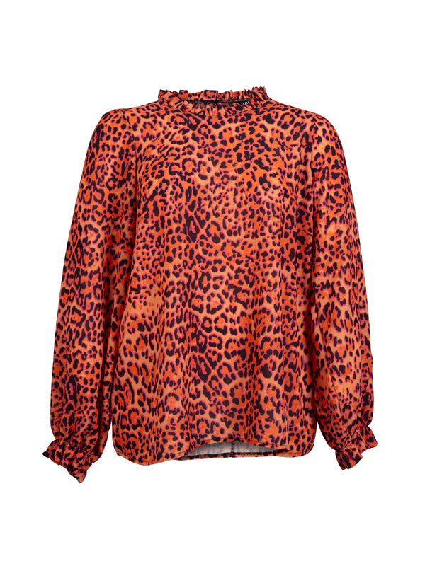 ZOEY LEIGH BLOUSE Blusen 000 Leo print