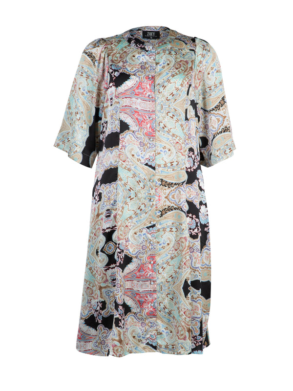 ZOEY LENA DRESS Kleider 000 Black print mix