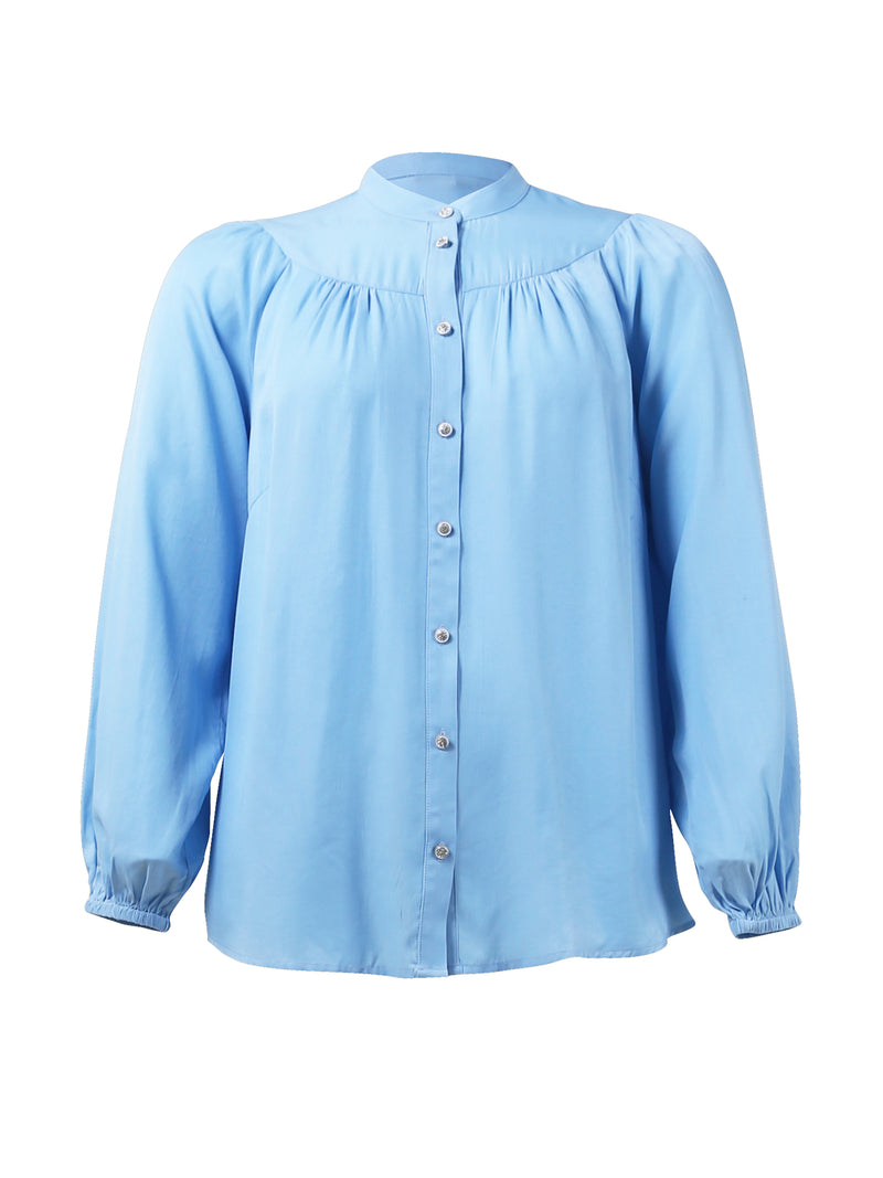 ZOEY LEONA BLOUSE Blusen 483 Light Blue