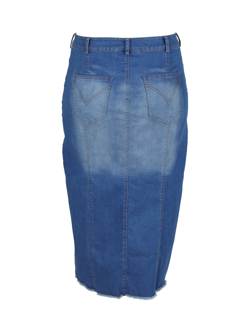 ZOEY LESLIE SKIRT Röcke 481 Denim blue