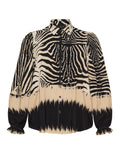 NO. 1 BY OX - LEYA SHIRT - Schwarz mix