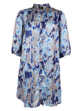 LUCIA DRESS - Blue mix