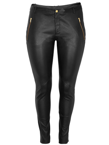 ZOEY LUCILLE LEATHER PANTS Hosen Schwarz