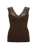 NO. 1 BY OX LUCI SHAPEWEAR TOP - Mocca Brown