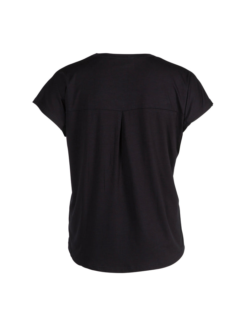 ZOEY MALAYSIA T-SHIRT T-shirt 027 Black w Frontprint