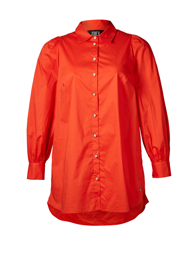 ZOEY MALLORY SHIRT Hemden 644 hot orange 