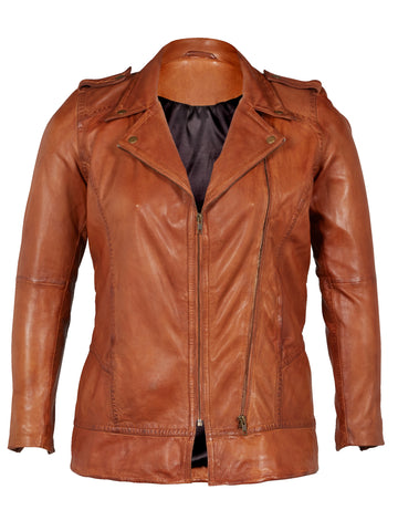ZOEY MALLY LEDERJACKE Jacken 233 Cognac