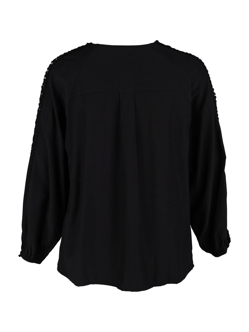 ZOEY MANYA BLOUSE Blusen Schwarz