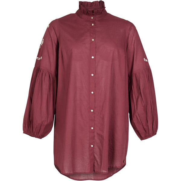 ZOEY MAYA SHIRT Hemden 655 Oxblood red